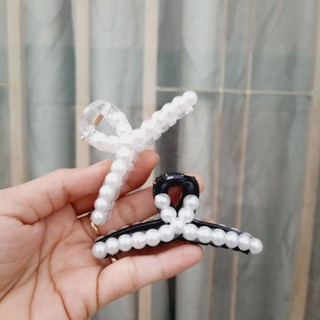Kẹp tóc kiểu giọt nước đính Hạt (8 cm)