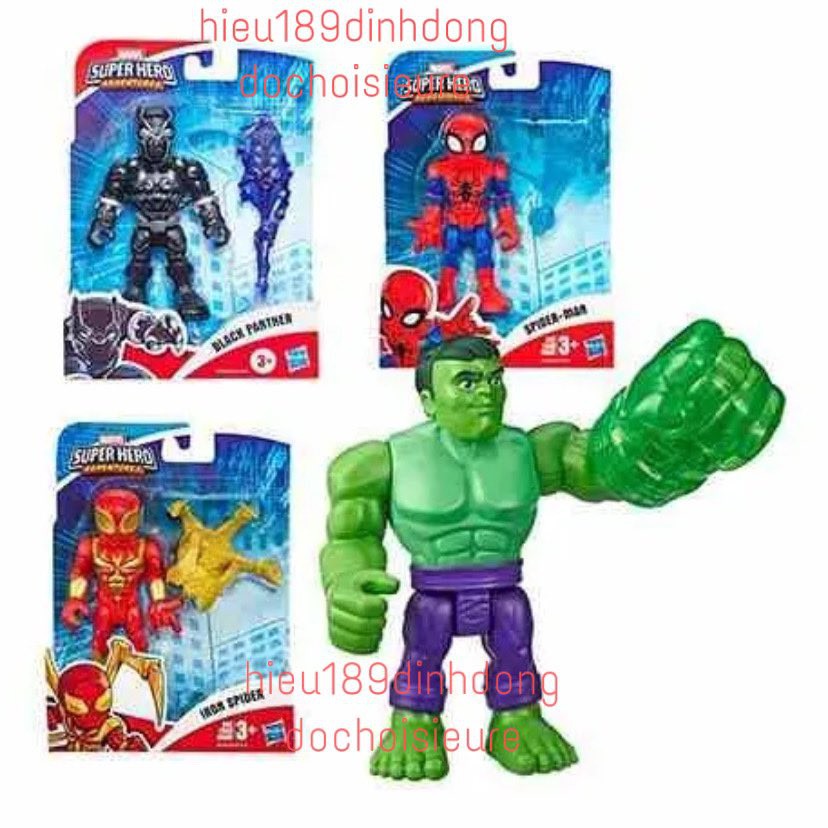 Mô hình PLAYSKOOL nhân vật siêu anh hùng MARVEL SUPER HERO ADVENTURE full box Hasbro