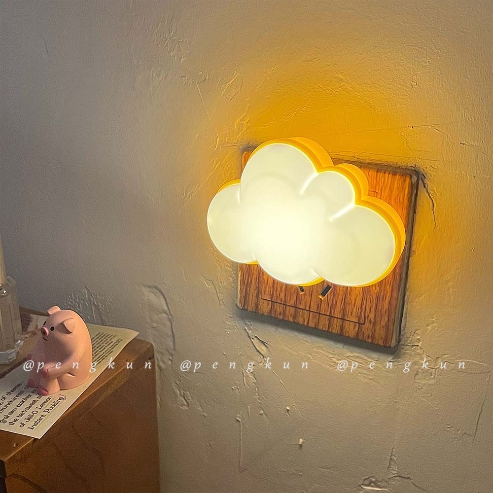 Đèn Ngủ Hình Đám Mây Thông Minh Tiết Kiệm Năng Lượng Tiện Dụng