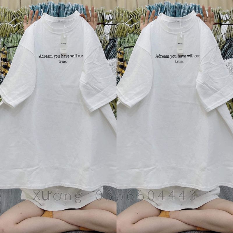 Áo Thun Cotton Khô 3158 Form Rộng Nam Nữ Unisex Adream