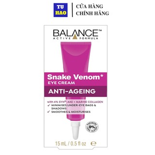 Kem mắt chống lão hóa nọc rắn Balance Active Formula Snake Venom 15ml