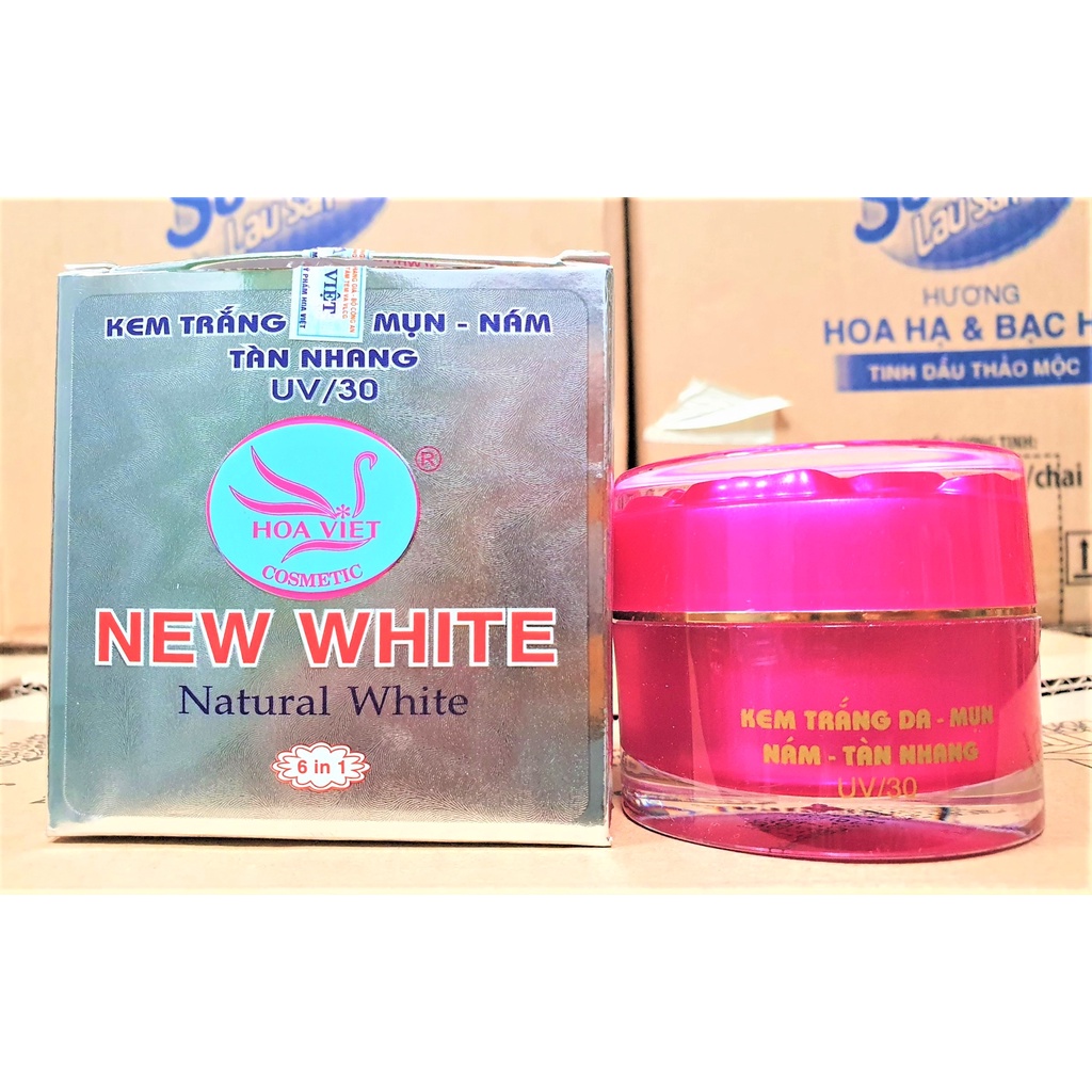 Kem New White trắng da - mụn - nám tàn nhang 12g