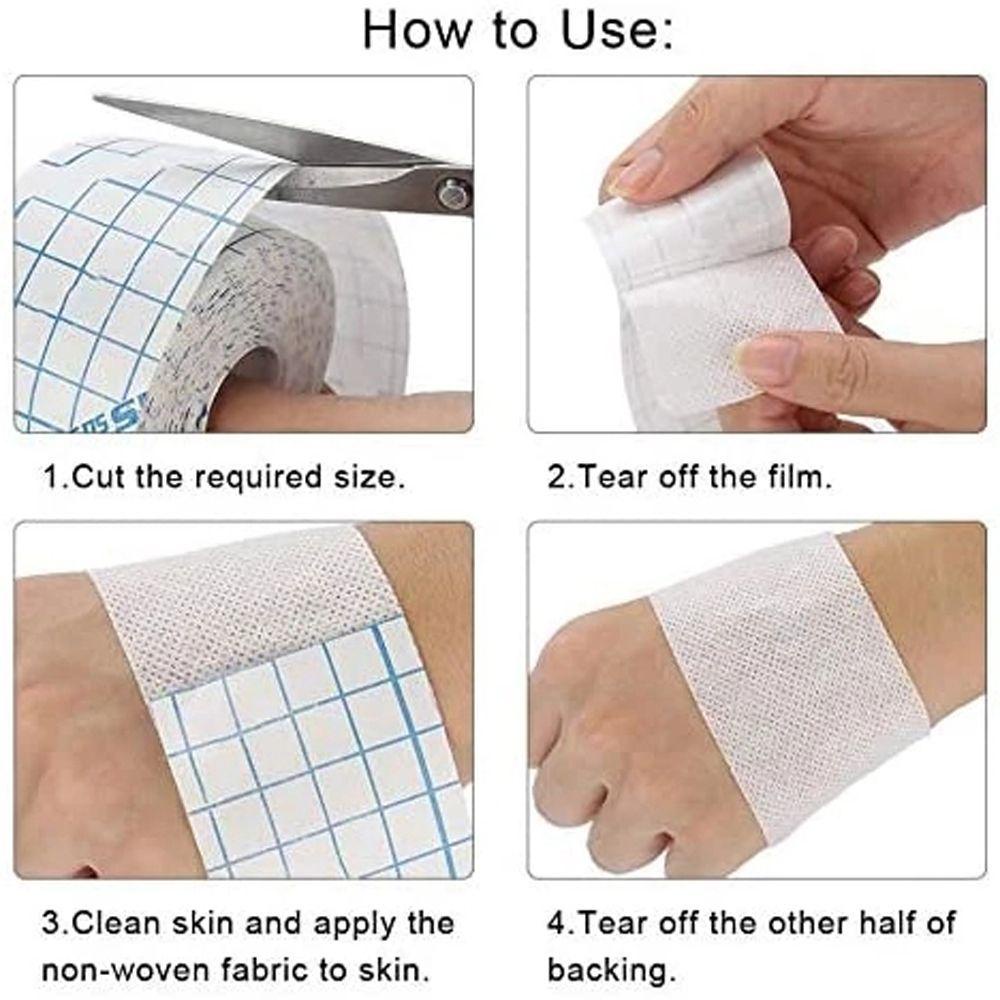 Cuộn Băng Keo Vải Không Dệt Thoáng Khí 10m Dùng Để Cố Định Vết Thương Trên Da