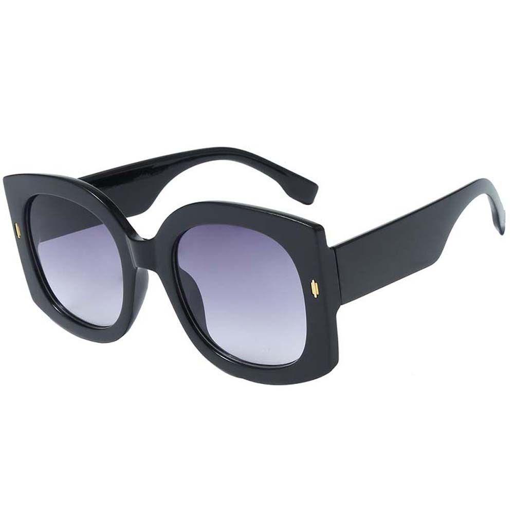 JARRED Kính Mát Oversize Chống Tia UV Họa Tiết Da Báo Thời Trang