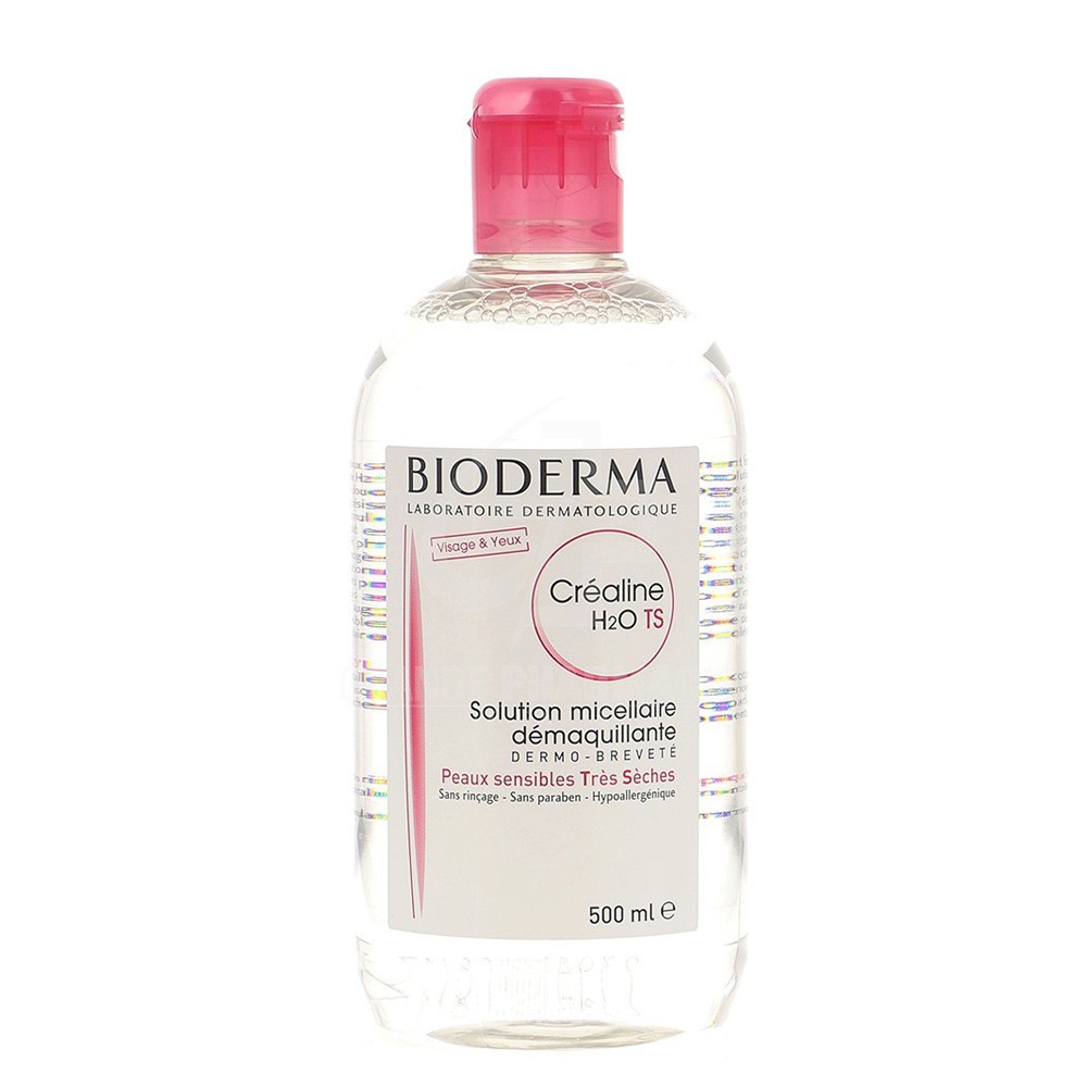 FREESHIP TOÀN QUỐC - Tẩy Trang Bioderma Senbio  Créaline 500ml chính hãng (Nắp Nhấn-Nắp Bật) ⓓⓐ