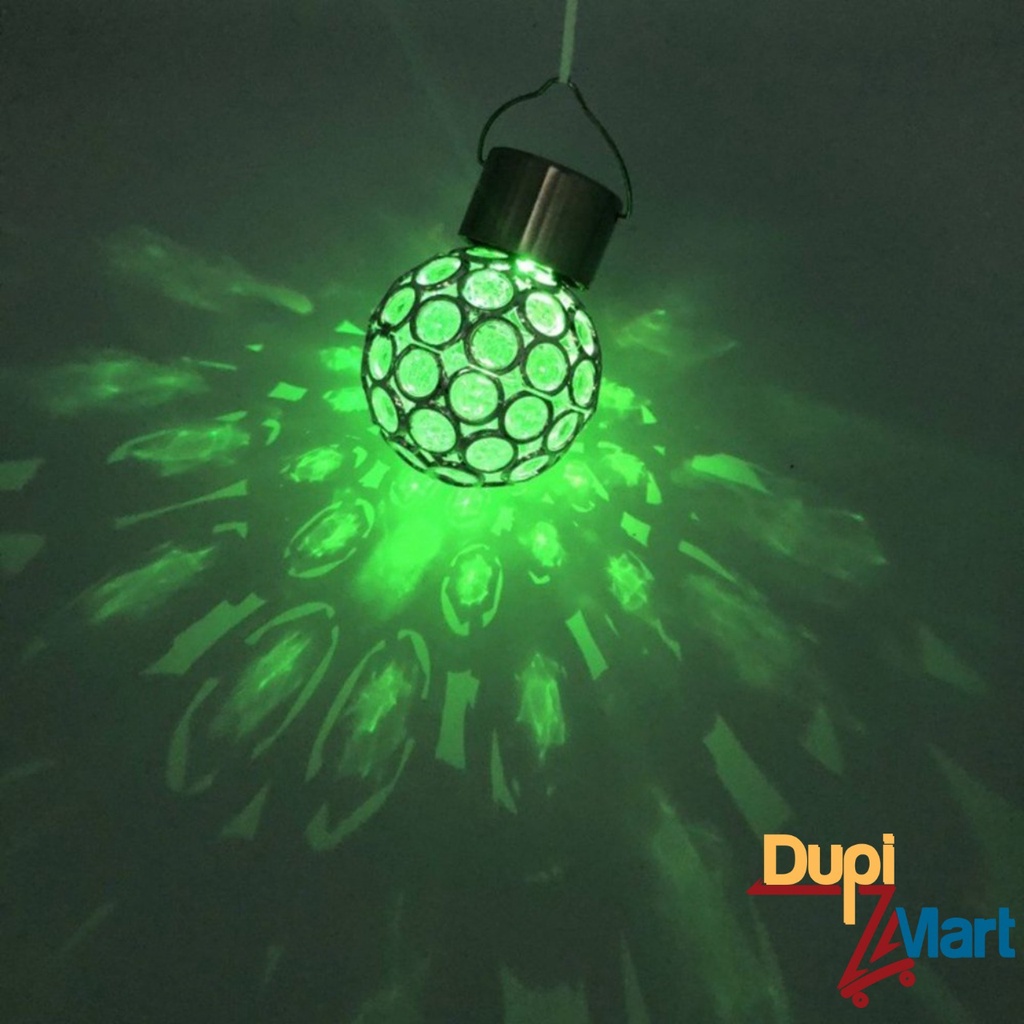 Đèn Led Cầu Đổi Màu Decor Trang Trí Treo Ngoài Trời Sân Vườn Sử Dụng Năng Lượng Mặt Trời