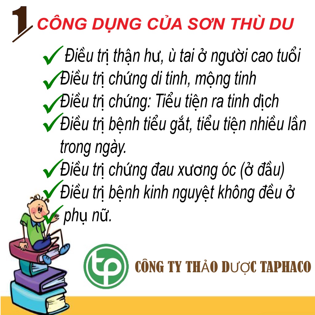 Sơn thù du sấy khô - thảo dược Tấn Phát