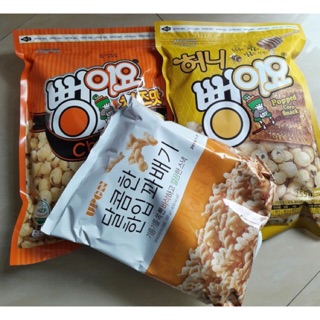Combo 1 quẩy xoắn 280g, 1 bỏng ngô mật ong 255g và 1 bỏng ngô phô mai 255g Hàn Quốc