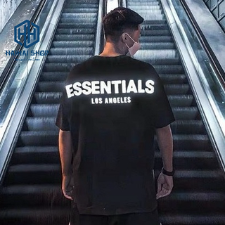 Áo Thun Phản Quang ESSENTIALS, Vải Cotton 75%, Dày Mịn Đẹp.