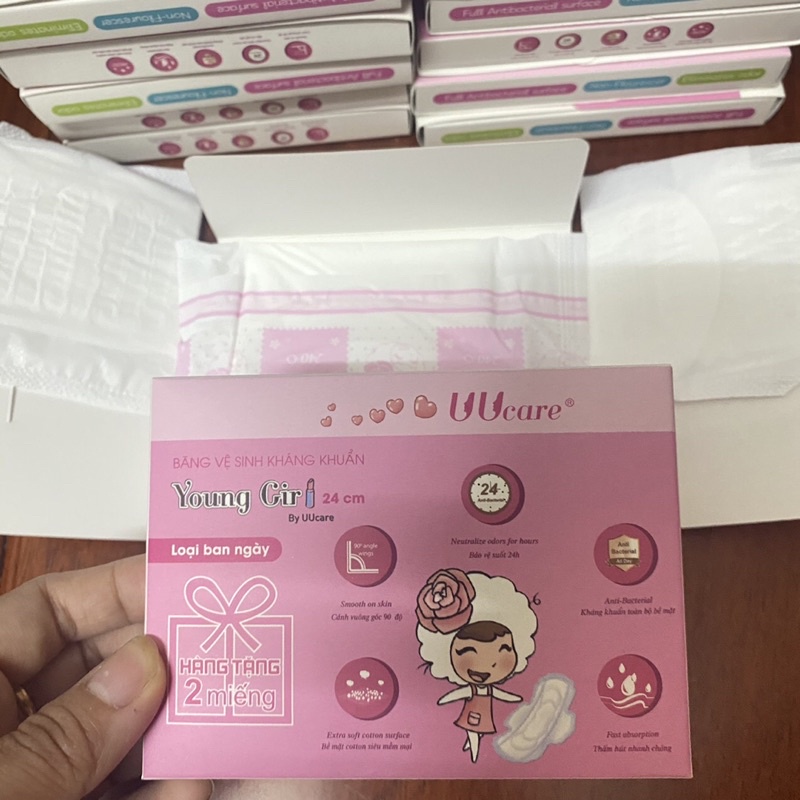 Hàng khuyến mãi băng vệ sinh UUCARE Young girl