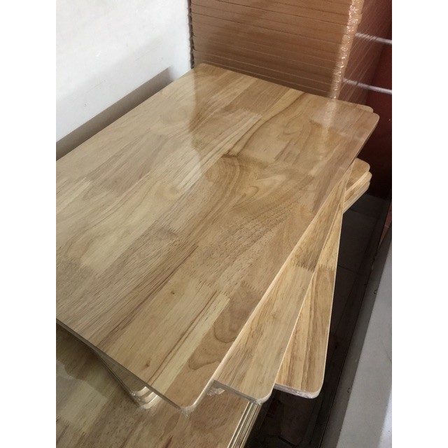 Mặt bàn gỗ cao su chất lượng AC Kích thước rộng 80cm x dài 120cm