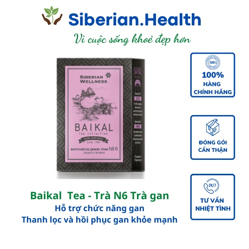 Trà thanh nhiệt, giải độc gan Baikal tea collection. Herbal tea №6 - Siberian Wellness