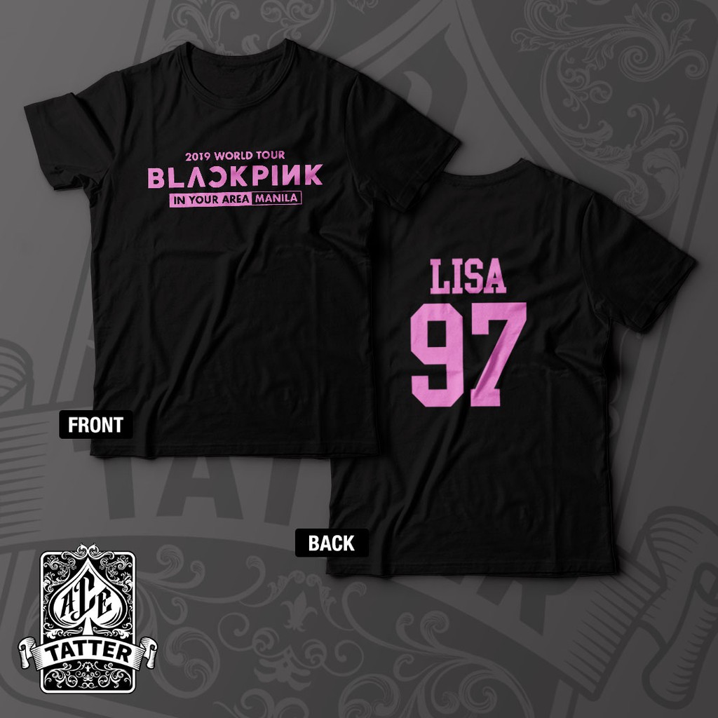 HOT-Áo THun Kpop Black World Tour In You Area Pink - màu đen đẹp giá tốt nhất