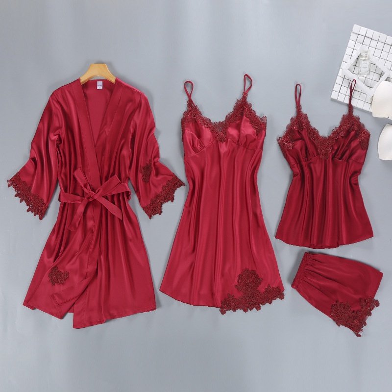 Bộ đồ ngủ phối ren plus size cho nữ