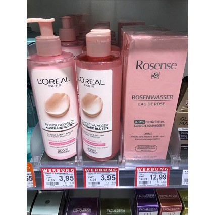 Nước hoa hồng L'Oréal Paris dành cho da khô và da nhạy cảm- Hàng Đức chuẩn