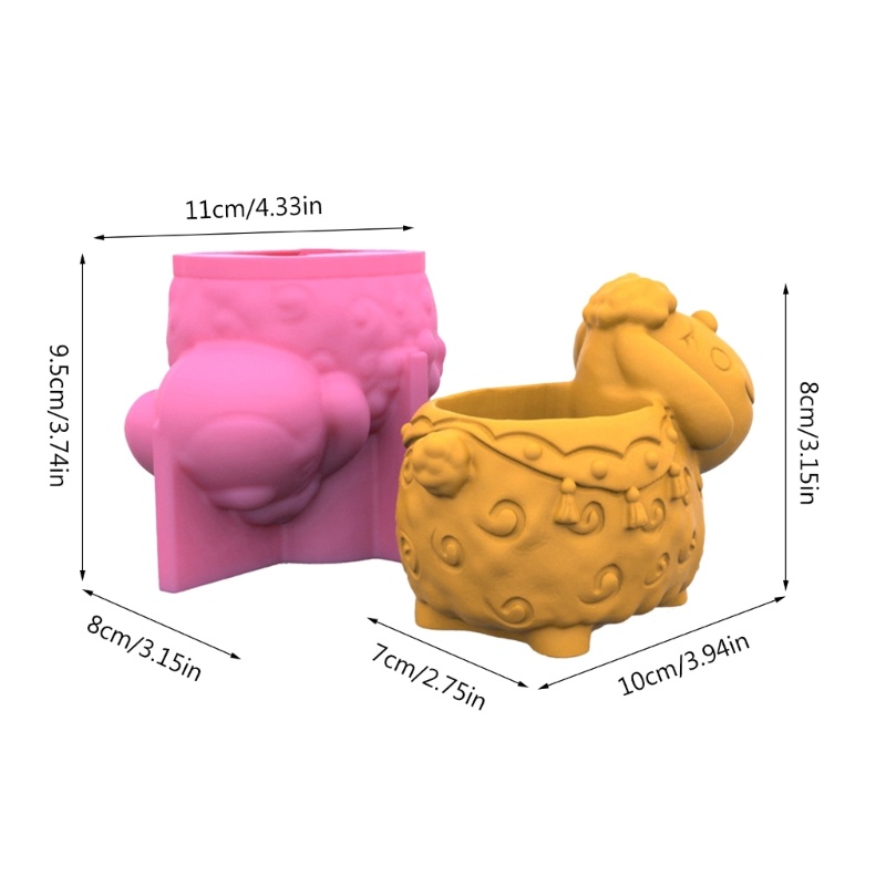 Khuôn Làm Chậu Hoa Trang Trí Nhà Cửa DIY