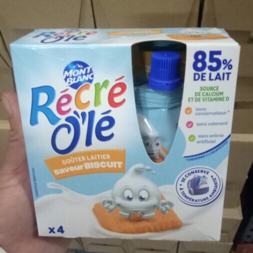 Váng sữa Recre Ole Mont Blanc túi 85gr - Pháp