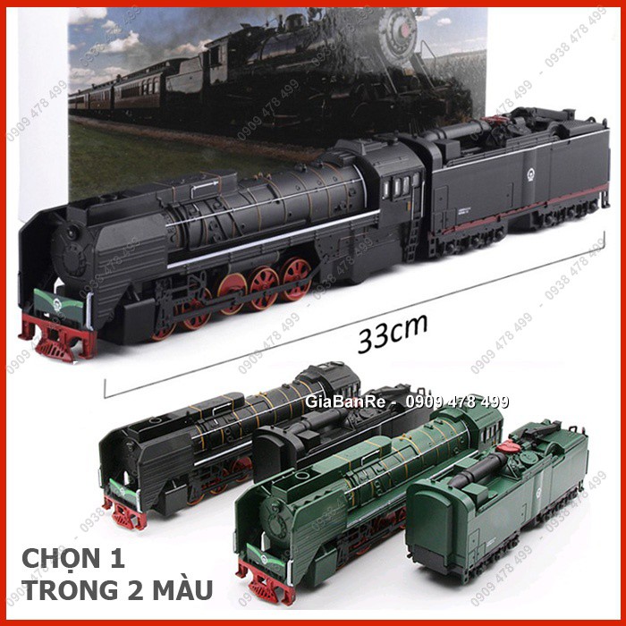 Mô Hình Sắt Đầu Tàu Hỏa Classic Xe Lửa Than Đá Và Toa Than Tỉ Lệ 1:87 - 7779d