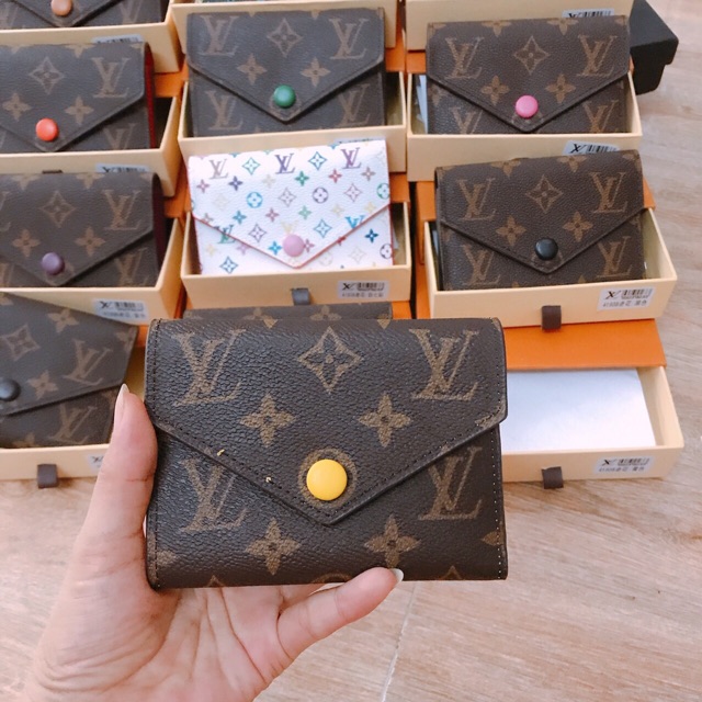 Ví Mini Nút Màu Full Box Kèm Ảnh Và Video Thật Sản Phẩm Rosabell