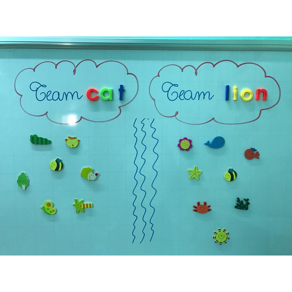 Bộ sinh vật biển bằng gỗ có nam châm cho bé, đồ dùng giáo cụ dạy học tiếng anh của giáo viên GC12