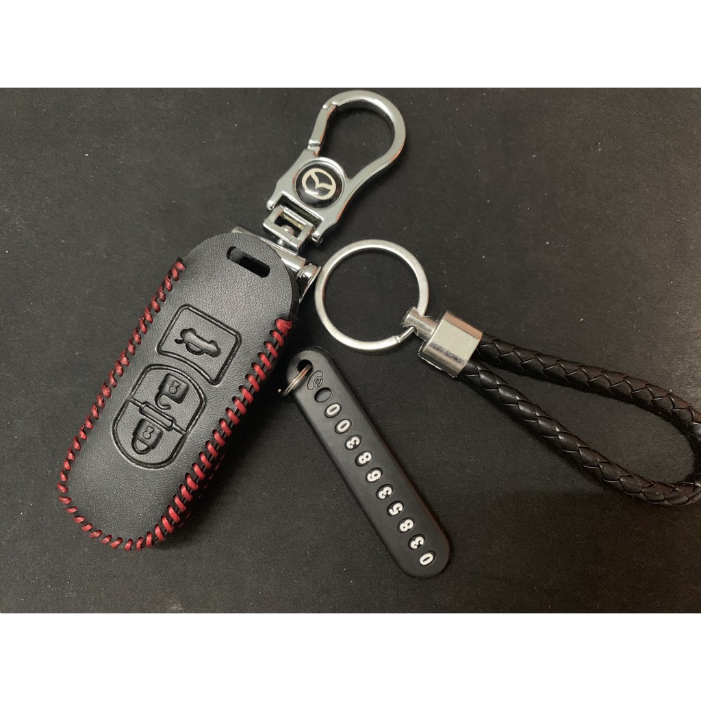 Bao da chìa khóa Mazda 3 phím