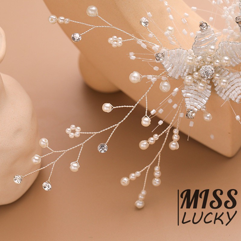 Phụ kiện cài tóc kiểu dáng thời trang thanh tú cho cô dâu