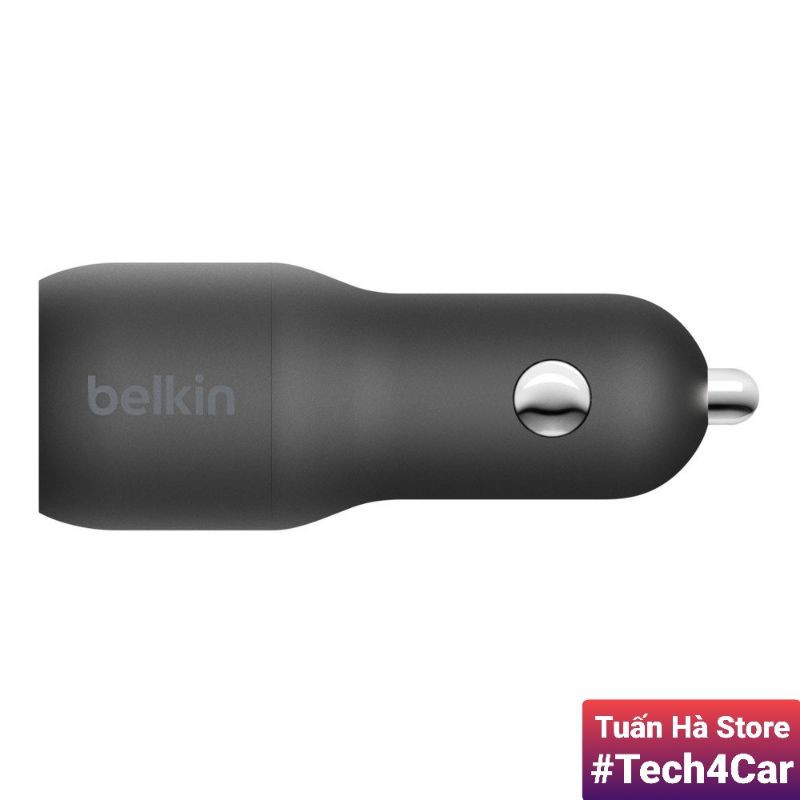Tẩu sạc nhanh ô tô xe hơi 2 cổng Belkin 32W 30W PD 20W 18W USB A 12W cho IP  X 11 12 13 S20 S21 Tuấn Hà Store