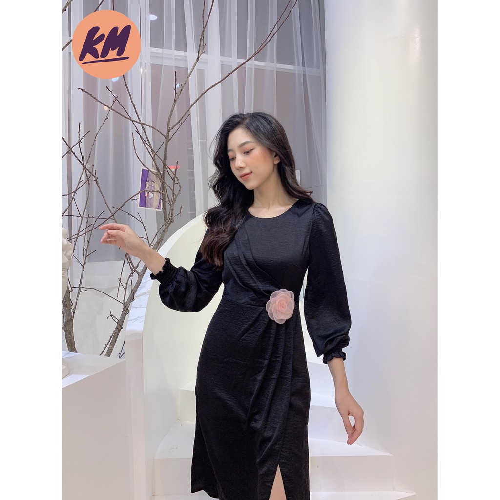 Đầm Thiết Kế Dáng Suông Chiết Eo nữ tính (Ảnh thật shop tự chụp) | BigBuy360 - bigbuy360.vn