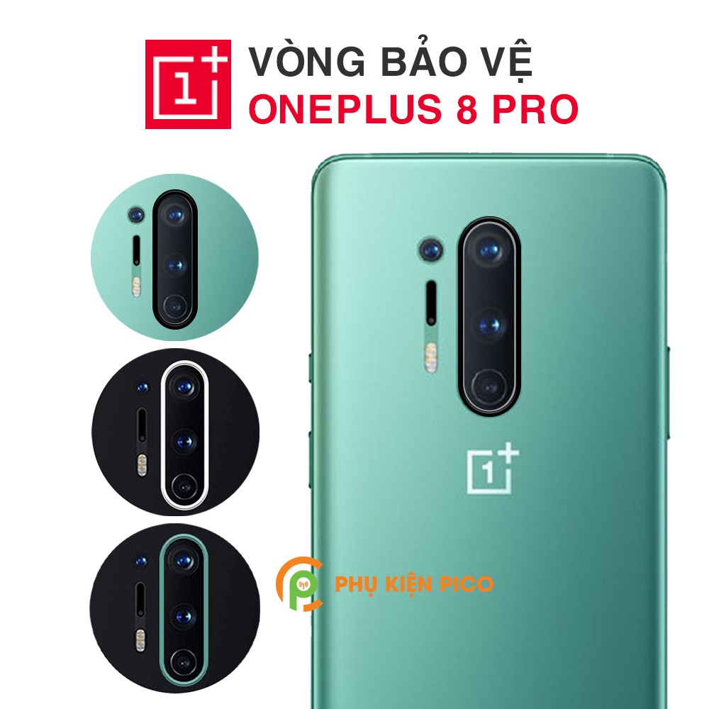 Vòng bảo vệ camera Oneplus 8 Pro kim loại ốp viền camera chống xước