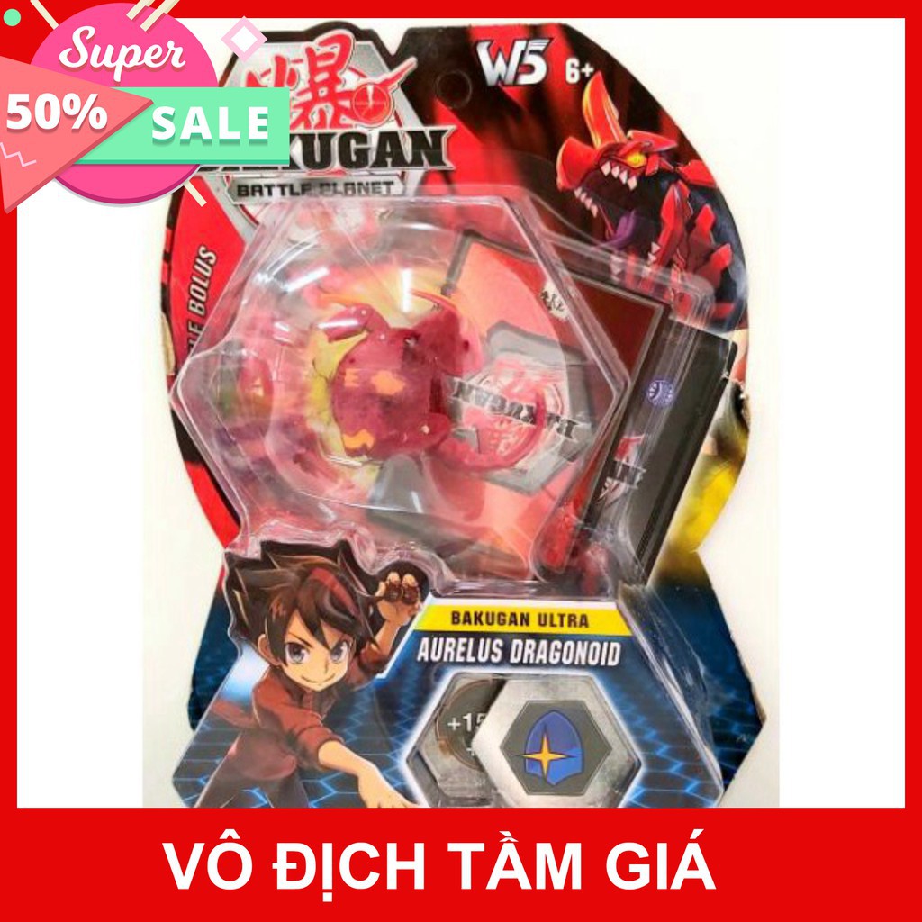 DEAL SỐC GIÁ SỐC- -HCM-  Đồ chơi Bakugan mẫu mới (vỉ 1 con hộp trung)