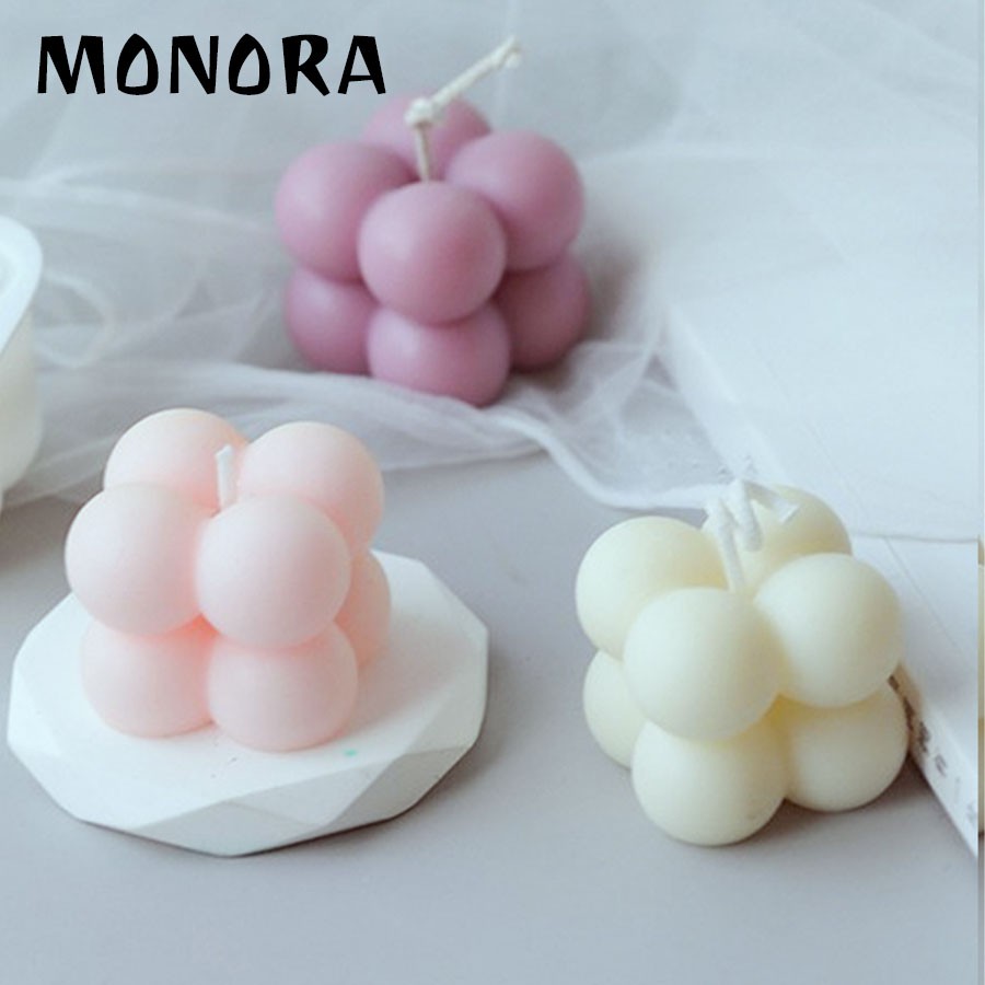 Nến Đèn Cầy trang trí decor C20 hình rubik mini an toàn cao cấp phong cách Hàn Quốc giúp thư giãn candles decor