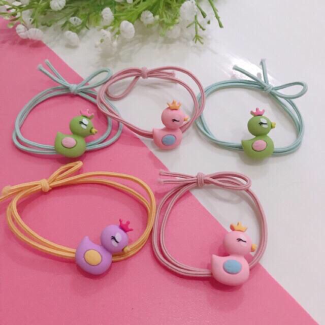 Cột tóc vịt siêu đẹp dễ thương