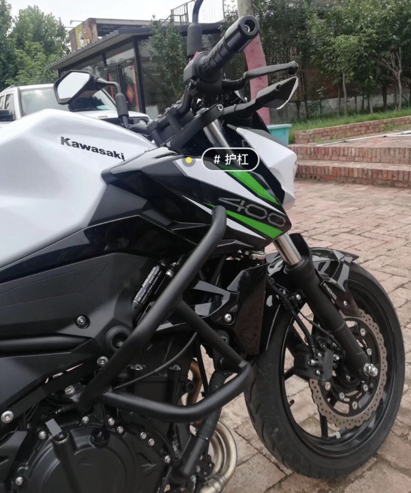 Thanh Bảo Vệ Động Cơ Kawasaki Ninja400 Z400 Ninja 400 Bằng Thép Không Gỉ