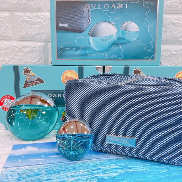 Bộ Nước Hoa Bvlgari Aqva Marine