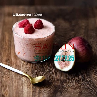 Cốc Thủy Tinh Pudding & Panna Cotta Cidra 220ml (Made in EU)