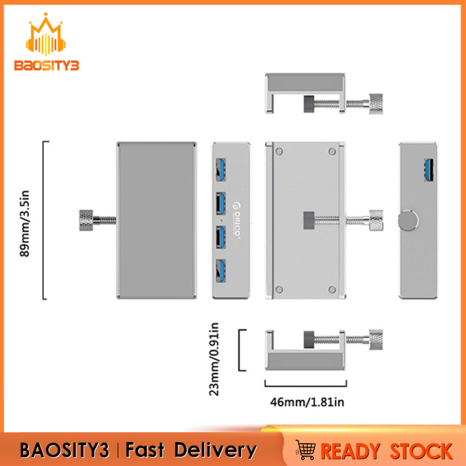 Bộ Chia 4 Cổng Usb 3.0 Mh4Pu | BigBuy360 - bigbuy360.vn