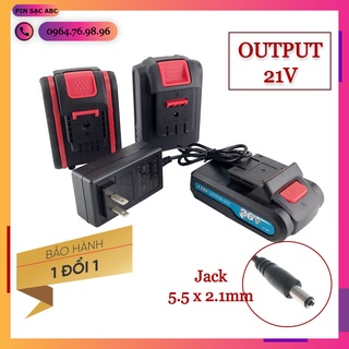 Sạc pin Adaptor DC 21v 1A dùng cho máy khoan pin, bắt vít 18v, 21v, 24v, 26v