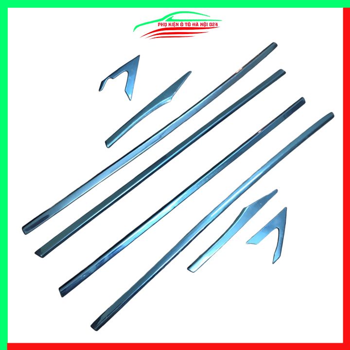 Bộ nẹp viền chân kính inox Civic 2017-2021