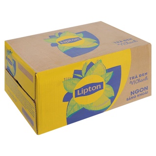 Thùng 24 chai 455ml trà đen lipton vị chanh.