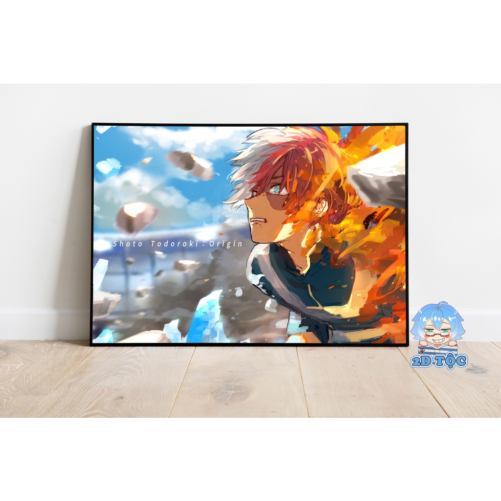 Poster A3 chất lượng chuẩn Todoroki Shoto (12) Anime Manga Boku no Hero Academia - 2D Tộc Shop