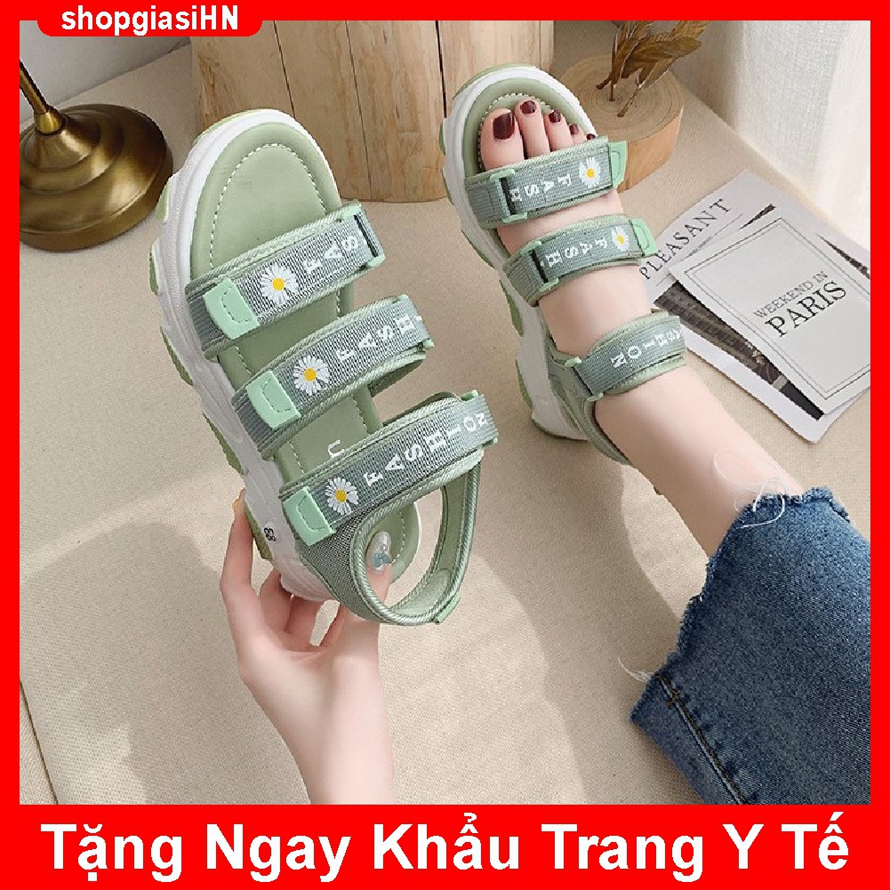 Sanđal hoa cúc hót hít 3 màu ( Tặng khẩu trang)