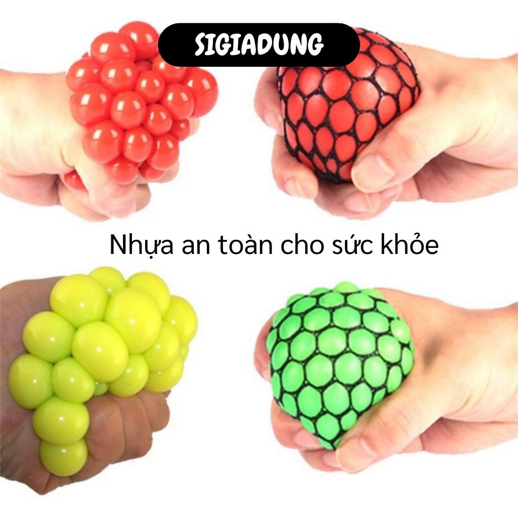 [SGD] Bóng Bóp Tay Giảm Căng Thẳng - Quả Bóng Hình Chùm Nho Mềm Mại Giải Strees 9123