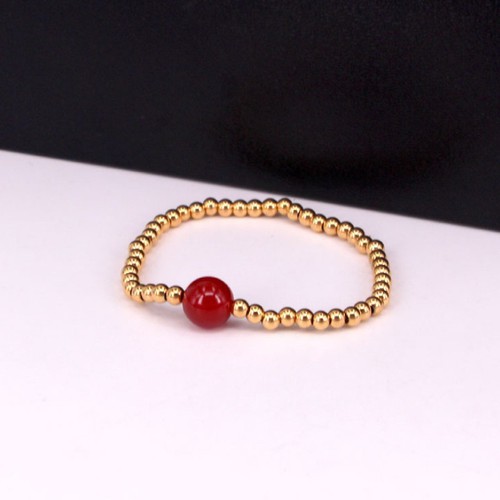 Lắc Tay Bi Đính Đá Màu Titan Ko Đen TT 2558