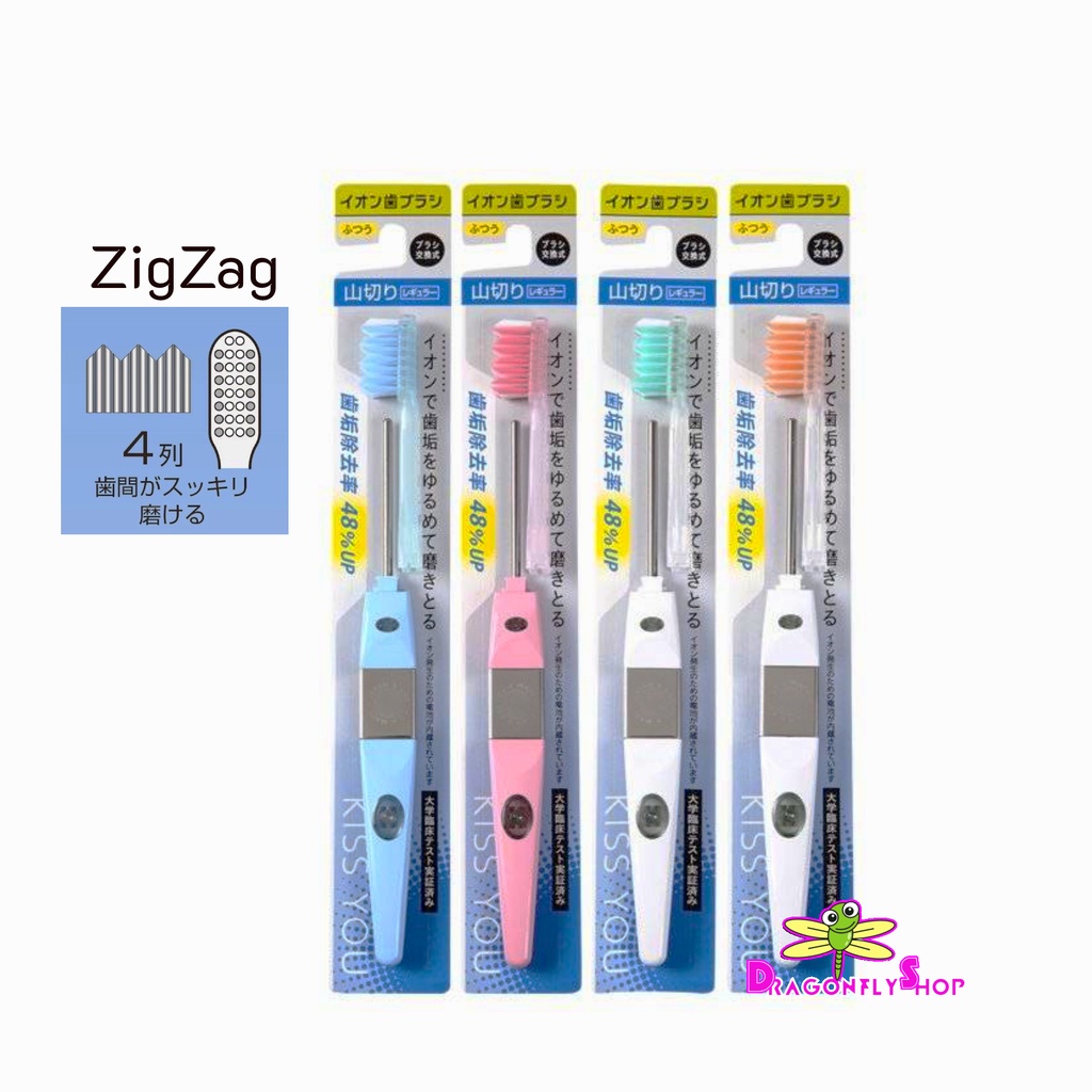 Bàn chải đánh răng Ionic Kiss You Zig Zag Scientific Zigzag Hair