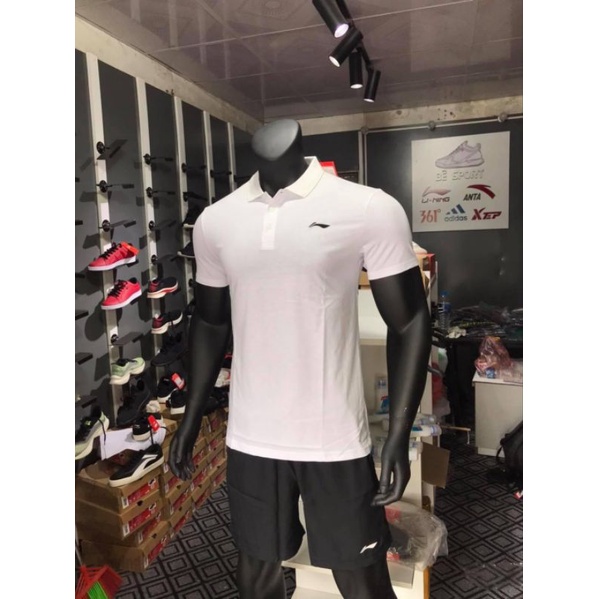 Bộ polo lining thể thao nam 3 màu chất  vải thông hơi lỗ xịn sò mặc là mát