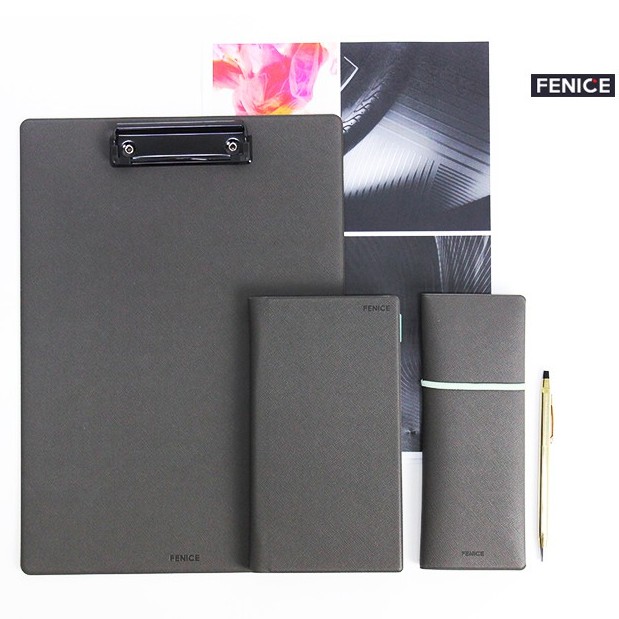 Bìa trình ký bằng da PU / Bìa trình kí A4 A5 đứng có kẹp - Bìa Kẹp - Size 22x32 cm - FUNSHOP - Cobi Home