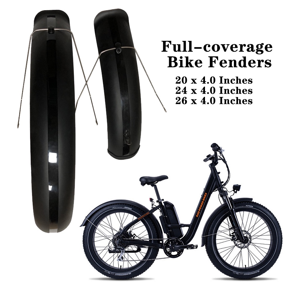 FENDER Tấm Chắn Bùn 24 / 26 / 20 "x4.0 Dành Cho Xe Đạp Leo Núi