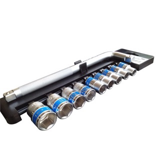 bộ tuýp 10 chi tiết 1/2inh cần cong L Top