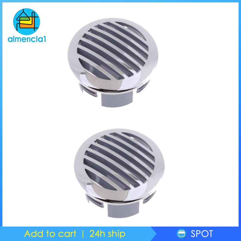 Set 2 lỗ thông gió tròn 3" 76mm bằng thép không gỉ 81932SS-HP cho tàu thuyền
 | BigBuy360 - bigbuy360.vn