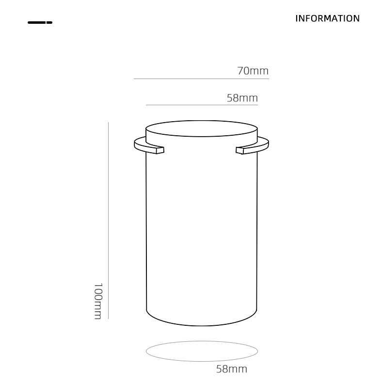 Cốc Đong Hứng Cà Phê | Dosing Cup MHW-3bomber Màu Xám Xước